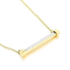 Tube Strass Necklace