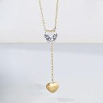 Zircon Heart Necklace