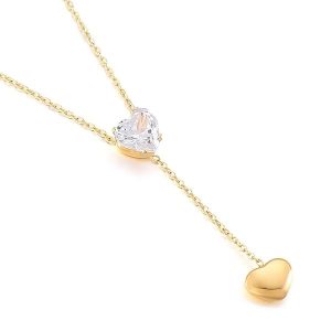 Zircon Heart Necklace